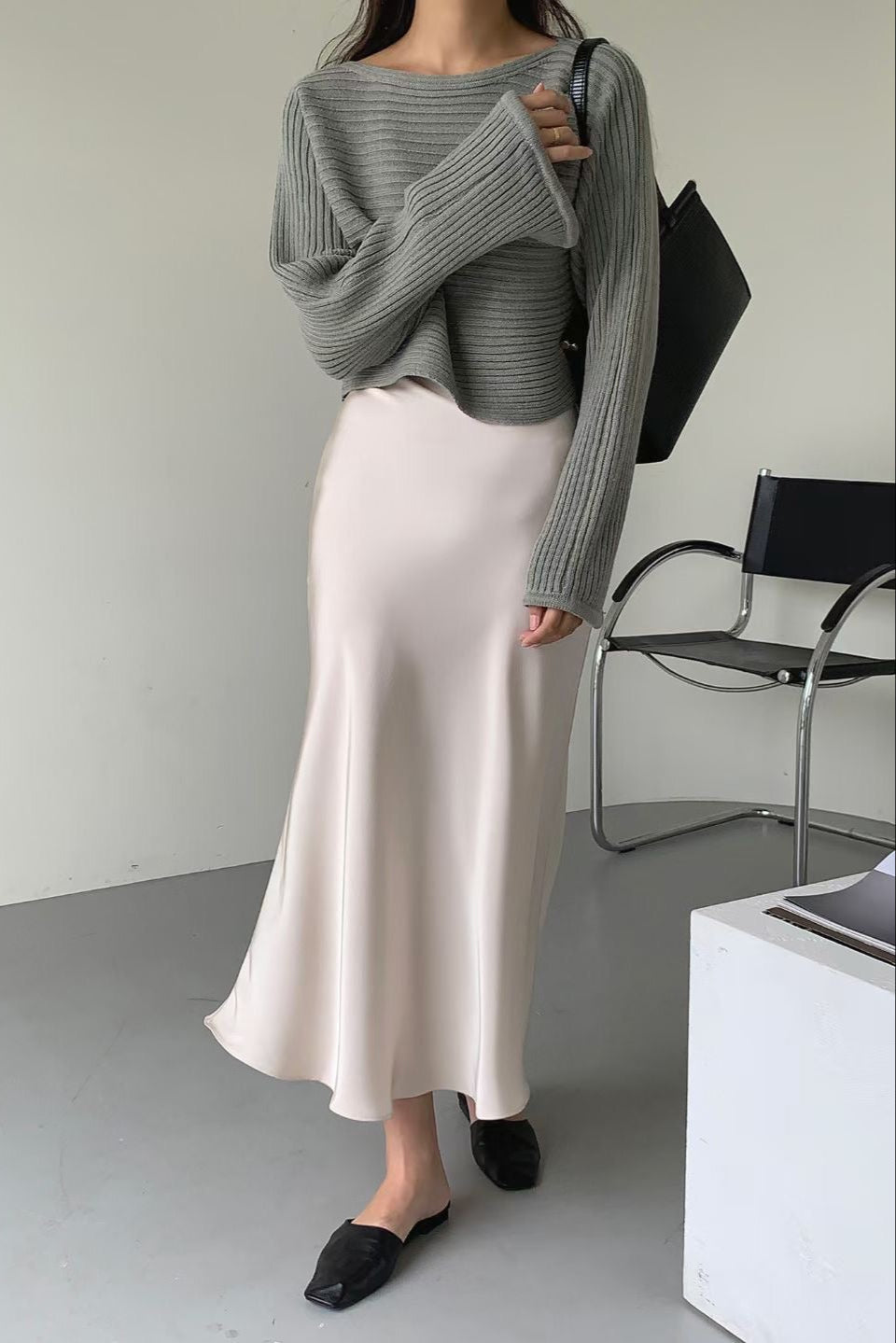 SS03 - Satin Slip Skirt