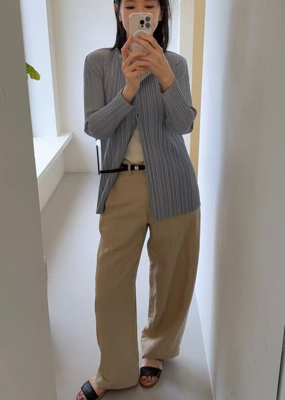 20260512 Linen Curved Pants