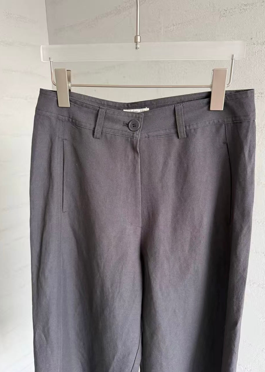 20260512 Linen Curved Pants