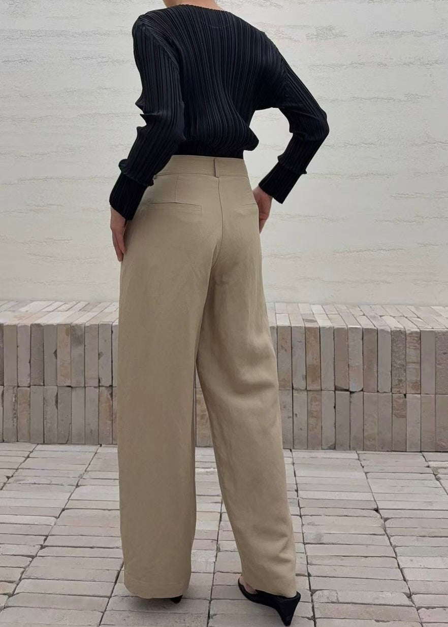 20260512 Linen Curved Pants