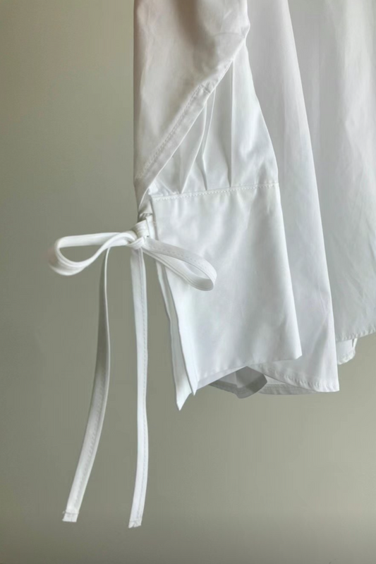 0917 Ribbon Sleeves Shirt (PT2.SHOWROOM 有DISPLAY)