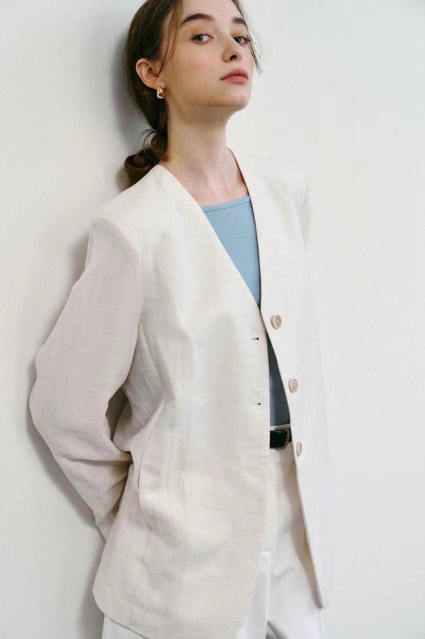 0642 Classic French Neck Top