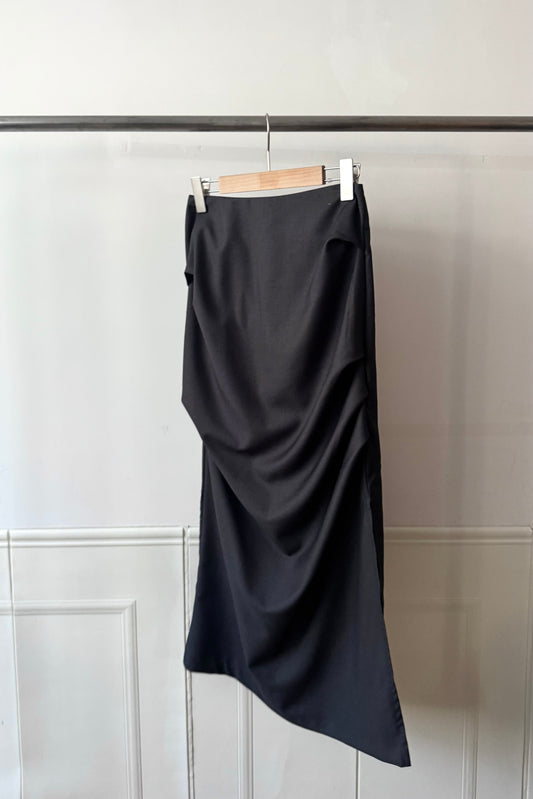 250622 Bruna Rouched Maxi Skirt