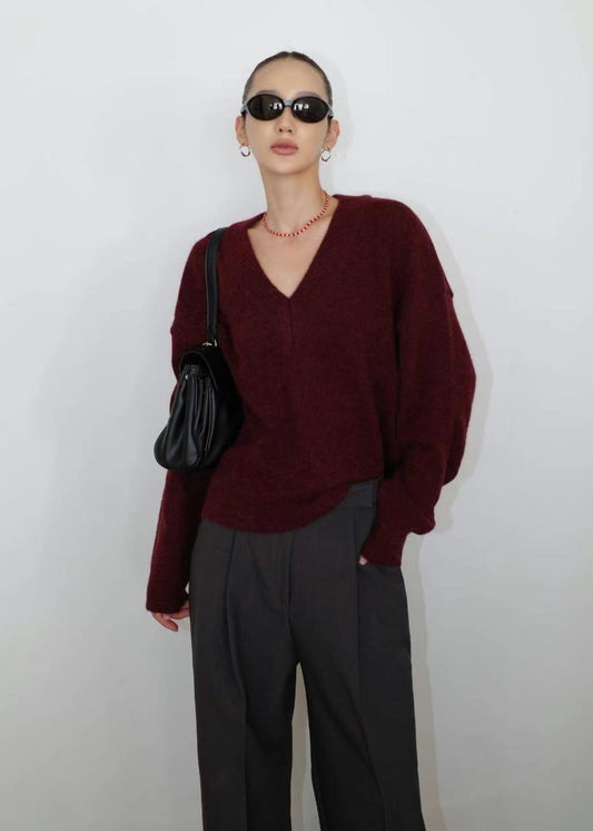 1106 Guinevere V neck Knitwear (SHOWROOM 有DISPLAY)