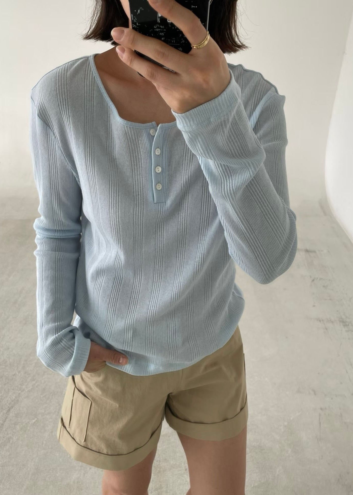 20260531 Summer Vacation Button up Long Sleeves