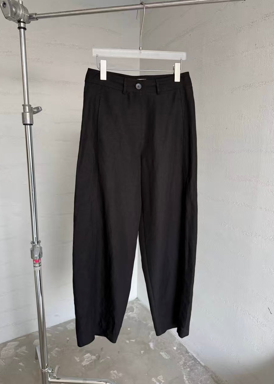 20260512 Linen Curved Pants