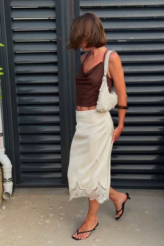 250705 Frankie Lace Satin Skirt (Inspiration)