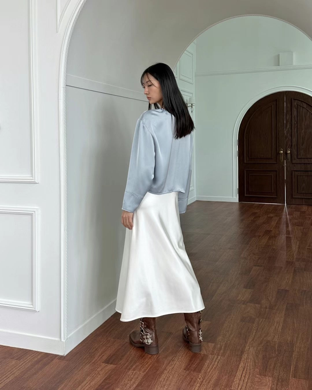 SS10 - Costelle Satin Skirt