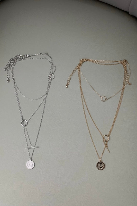 250670 Crown & Sunshine Necklace Set