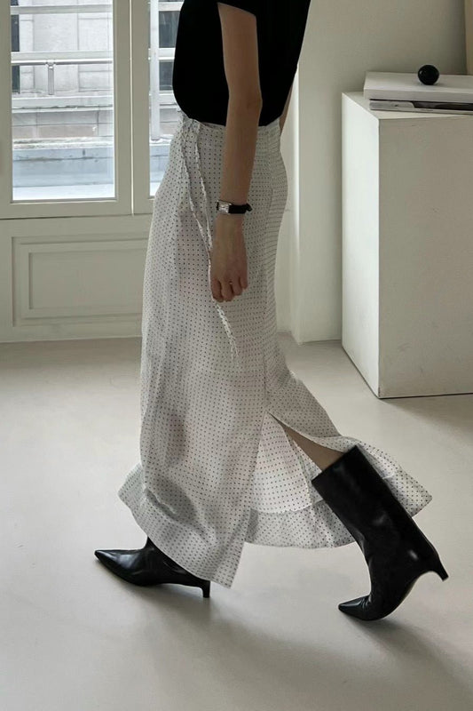0937 French Style Dot Skirt (PT2.SHOWROOM 有DISPLAY)
