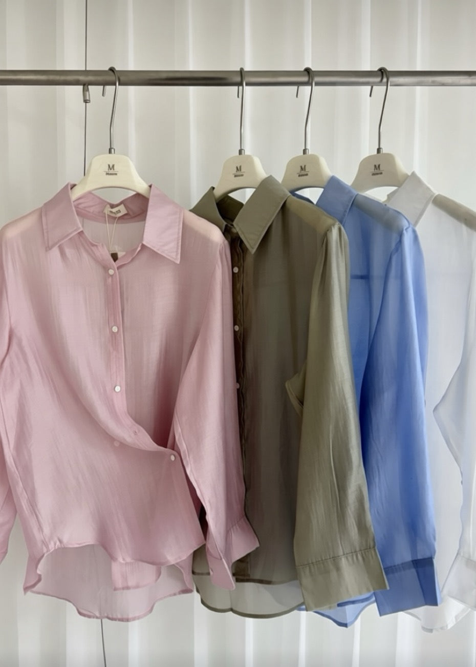 20260537 Summer Shirring Shirt