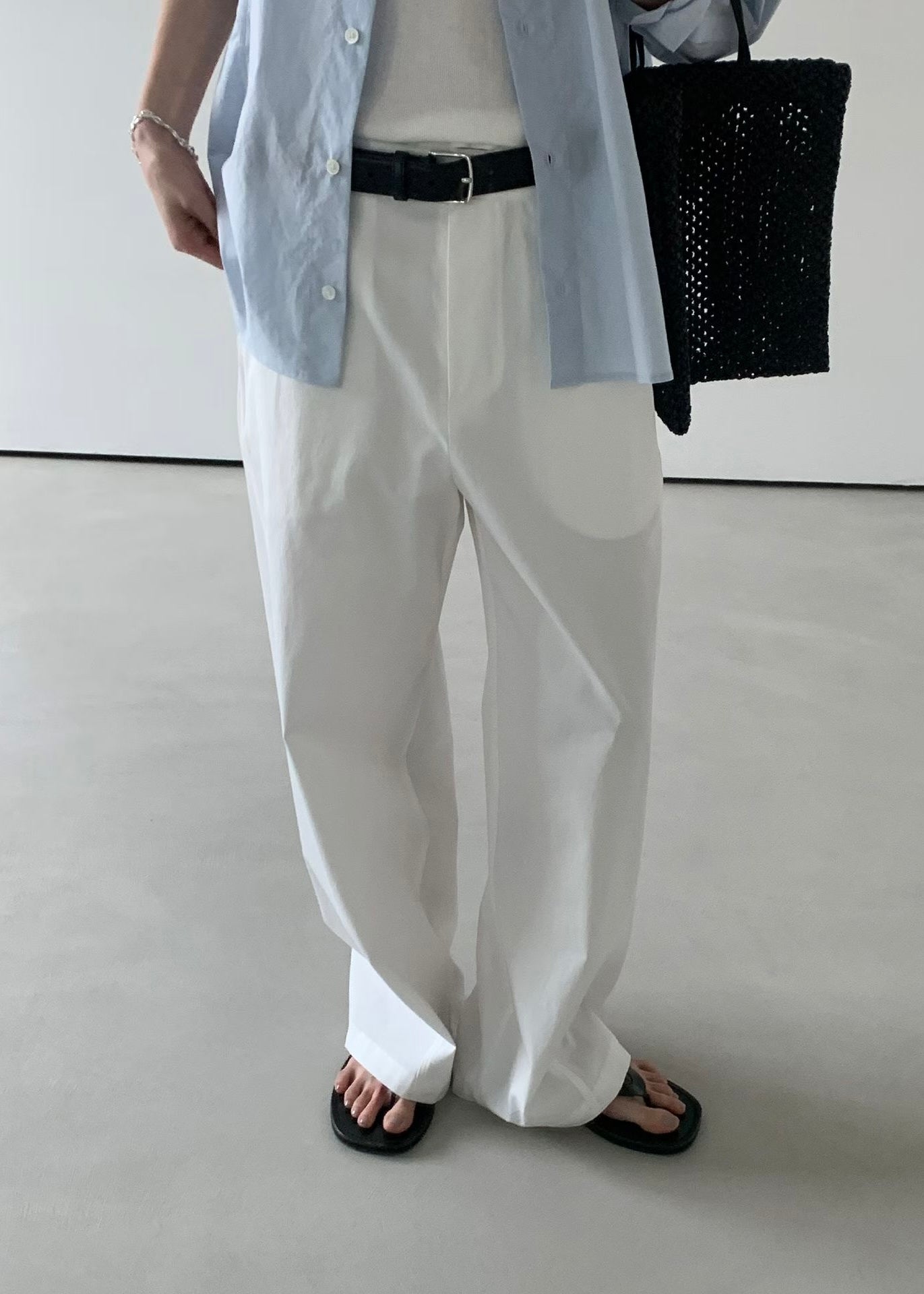 20260515 Clémence Straight Side Button Pants