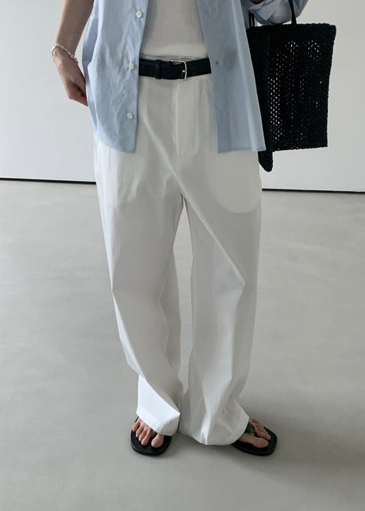 20260515 Clémence Straight Side Button Pants