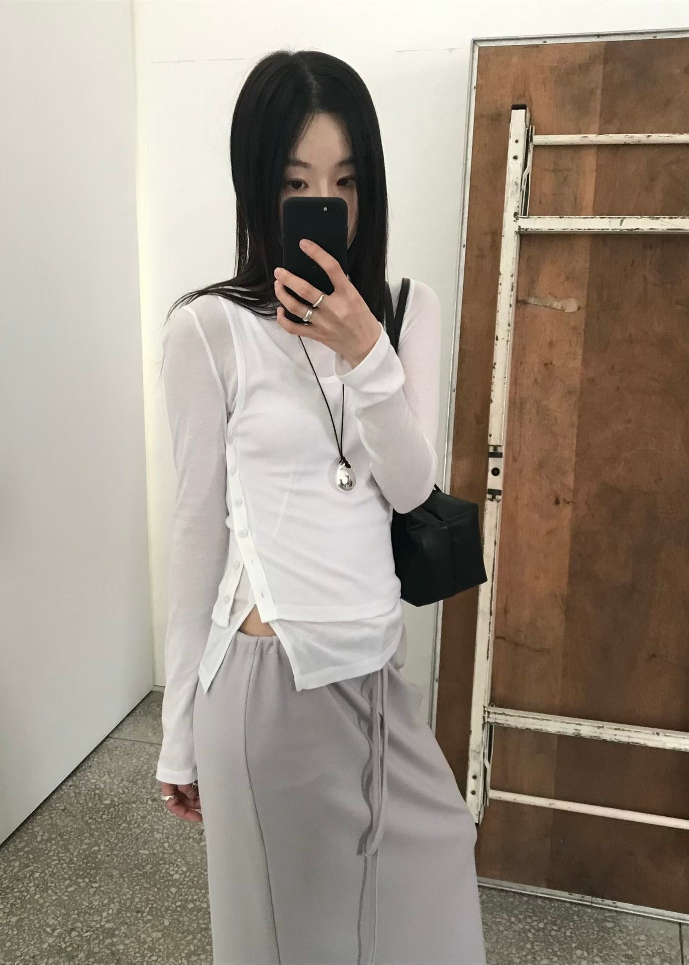 20260550 Button Side See Through Set