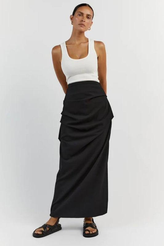 250622 Bruna Rouched Maxi Skirt (inspiration)