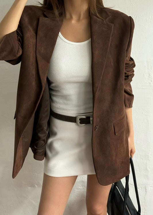 1117 Kennedy Suede Blazer (SHOWROOM 有DISPLAY)