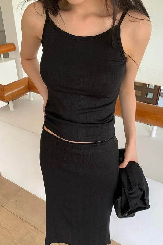 250704 Bradey Lounge Set (Top/ Skirt)