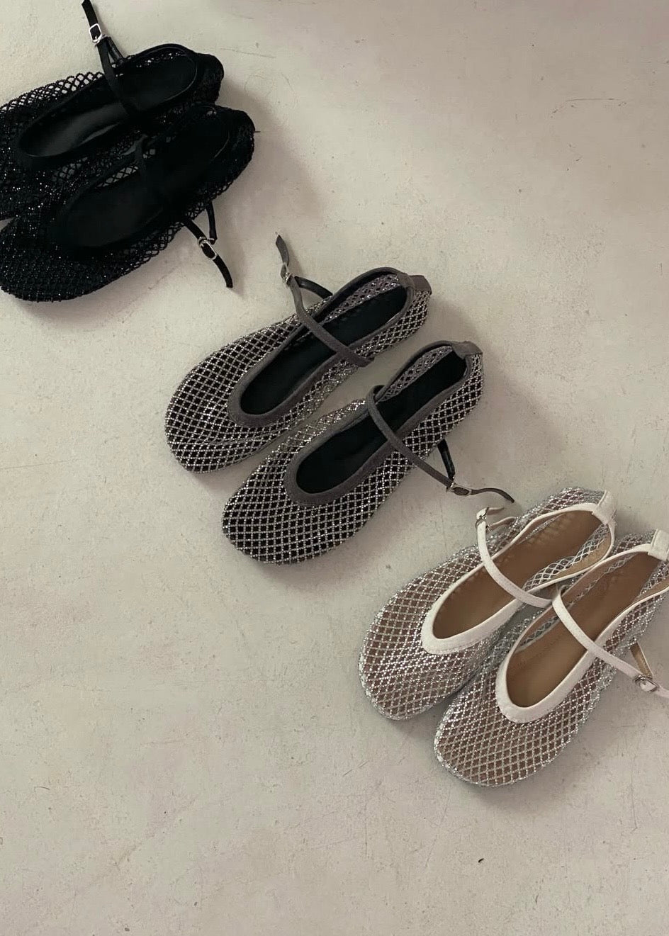 20260543 Bling Bling Mary Jane Flats