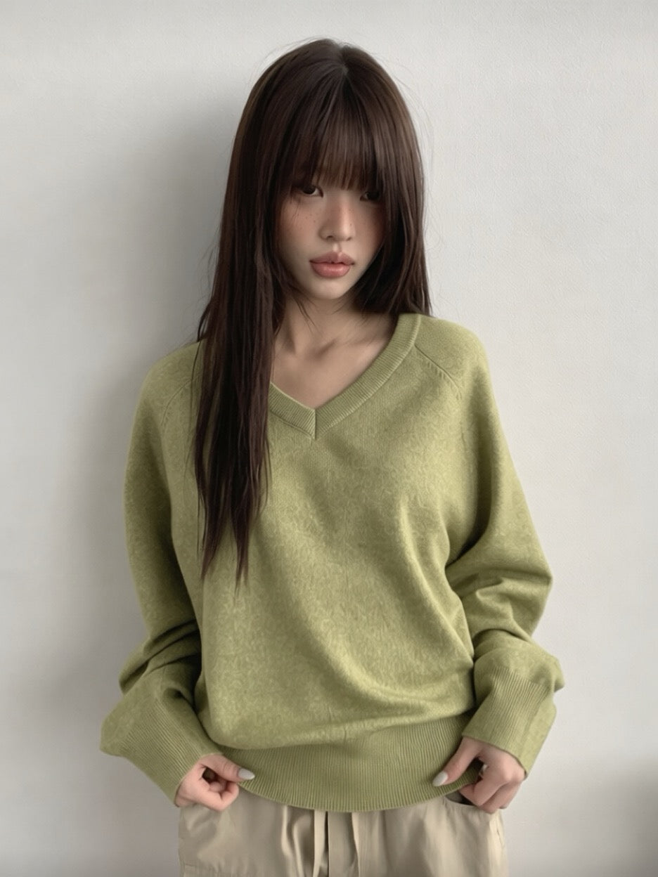 20260126 Atelier Soft V Neck Sweater