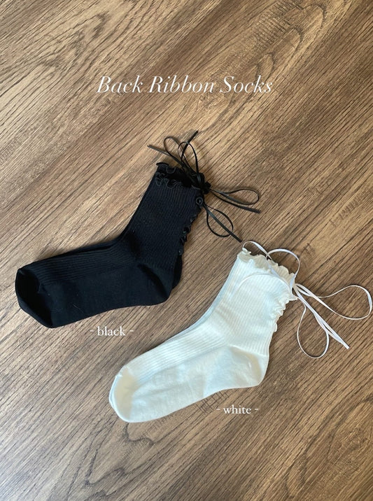 A24 - Back Ribbon Socks
