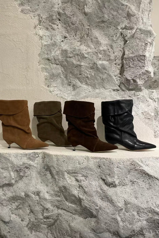250926 Slouchy Suede Boots