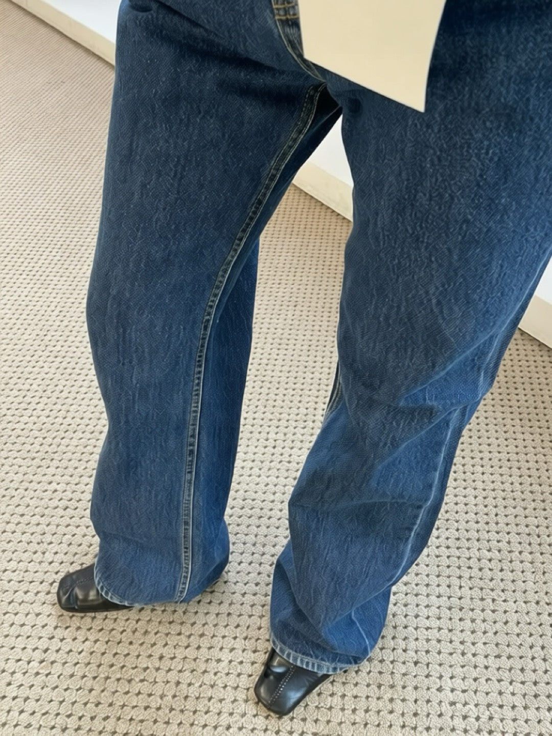 20260124 Boot-cut Slim Fit Denim Jeans