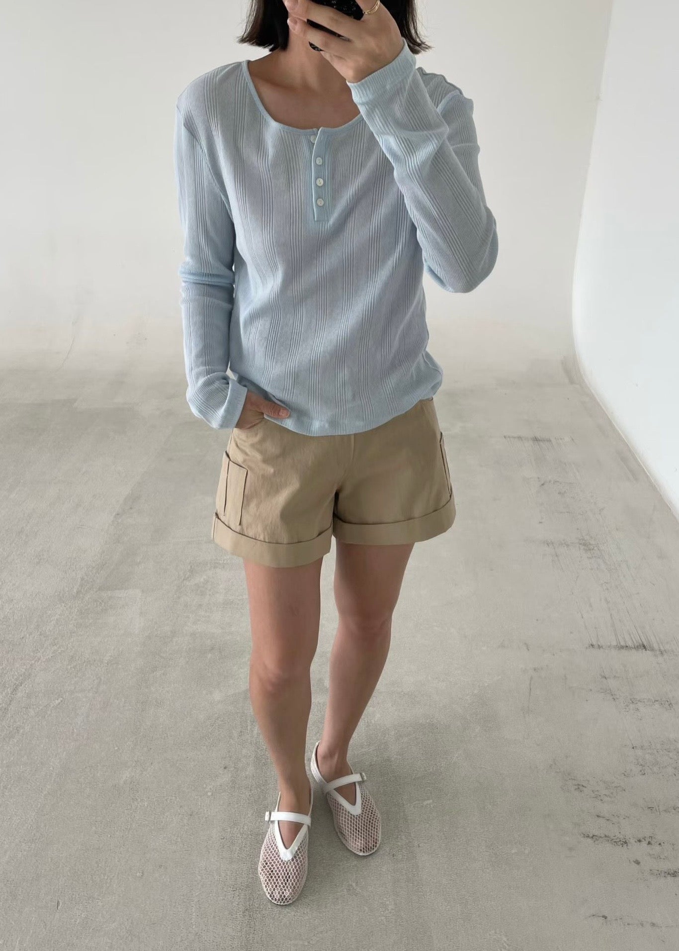 20260531 Summer Vacation Button up Long Sleeves