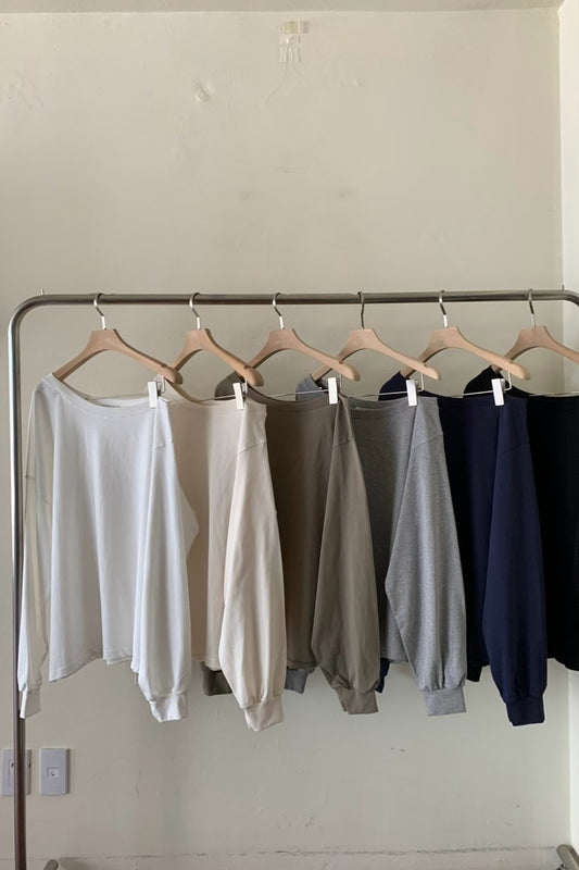 250923 One shoulder lounge long sleeves