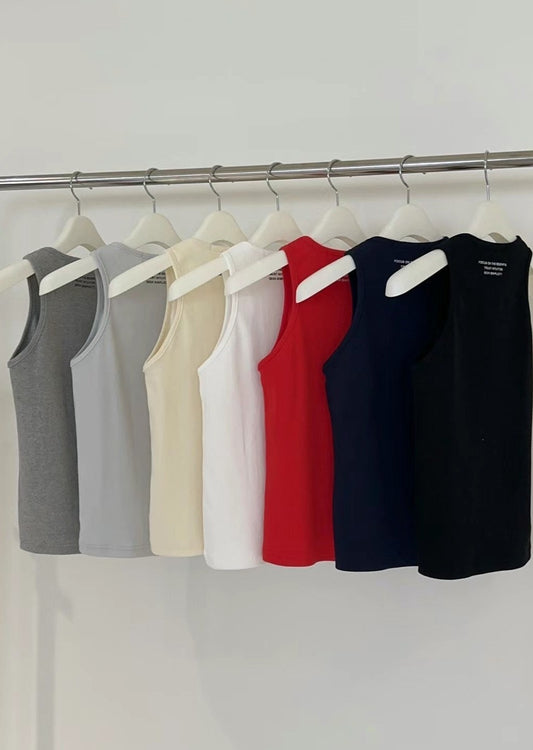 0636 Back Fonts Tank Top