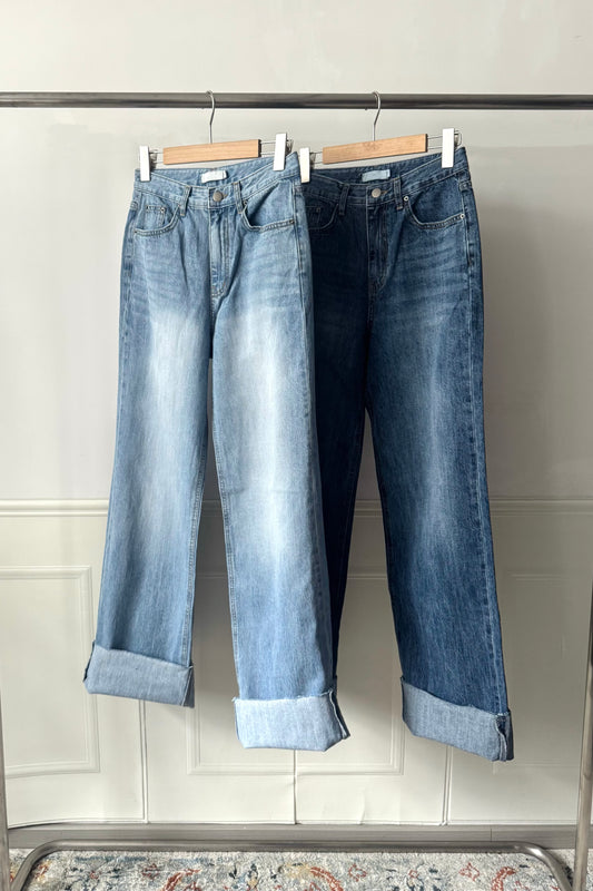 250902 Daniel turned-up-hem jeans