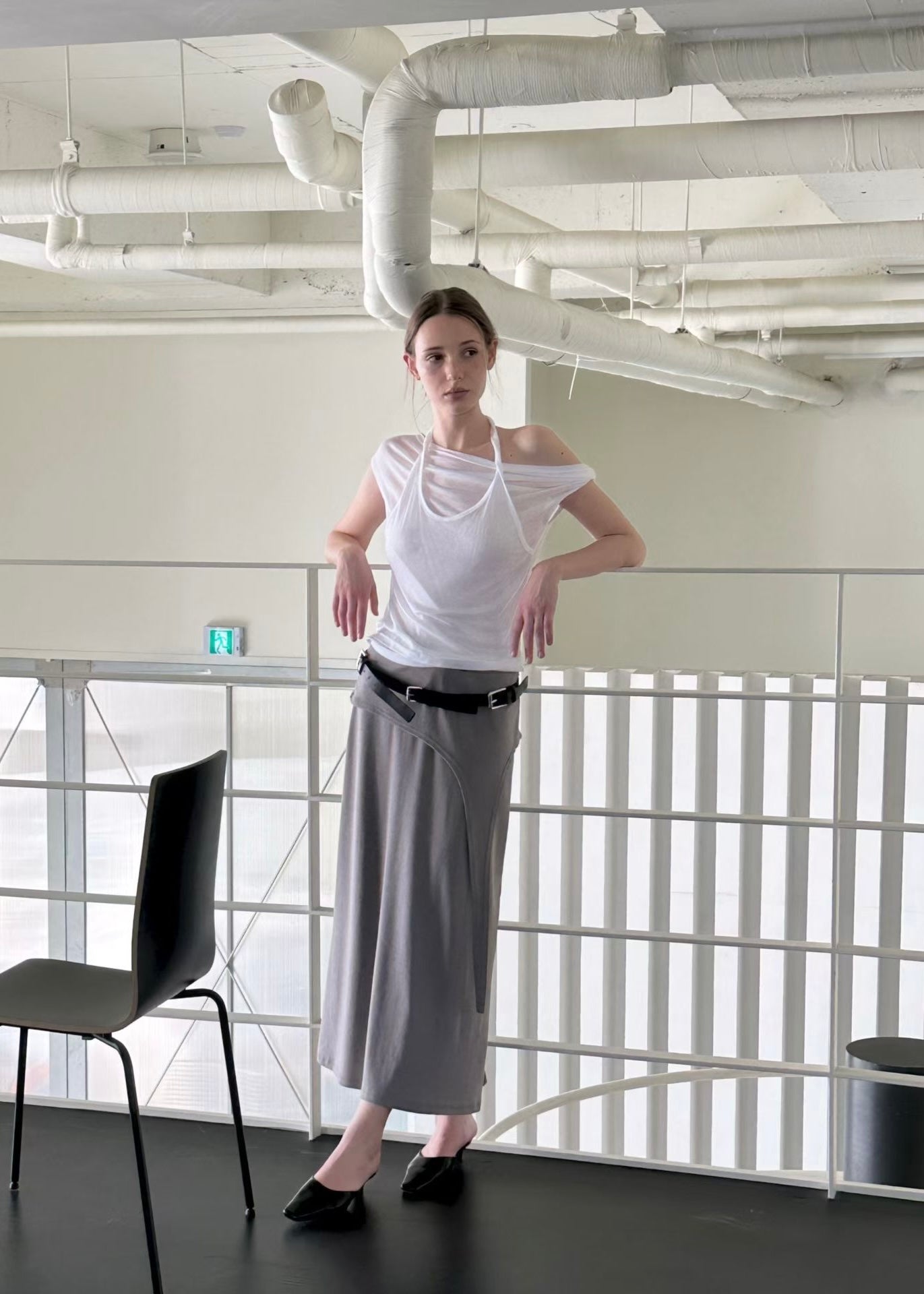 20260514 Sheer Asymmetrical Top