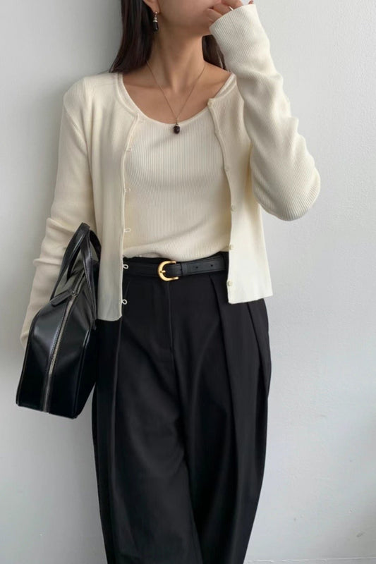 1016 Cecília Clasp Rib Knit Set (*SHOWROOM 有DISPLAY)