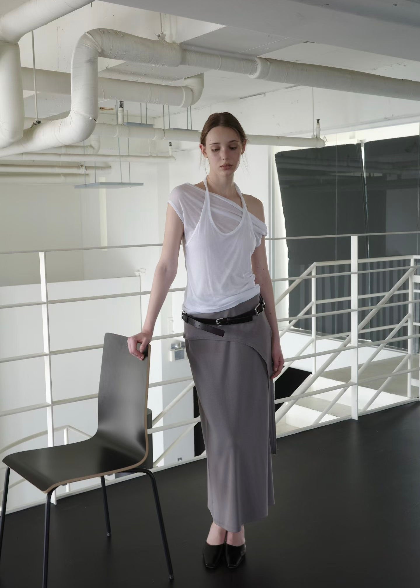 20260514 Sheer Asymmetrical Top