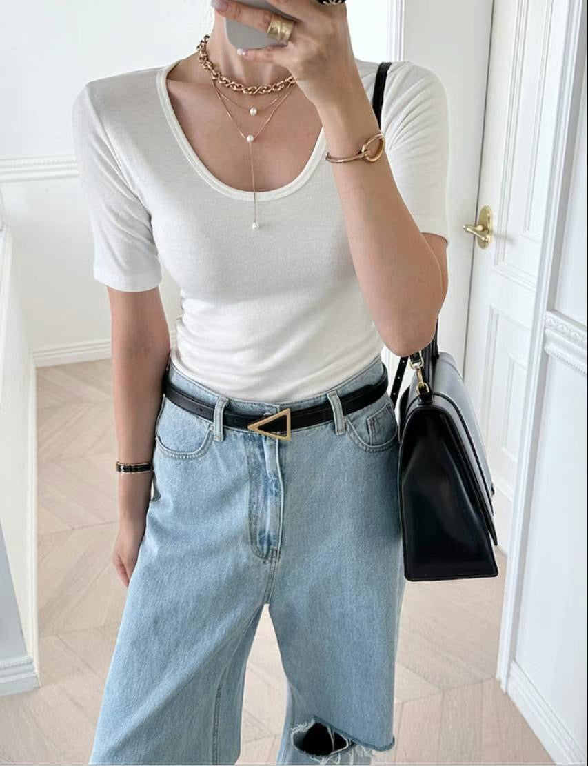 B25 - Mini Triangle Buckle Belt