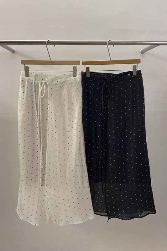 250463 Dot Wrap Skirt