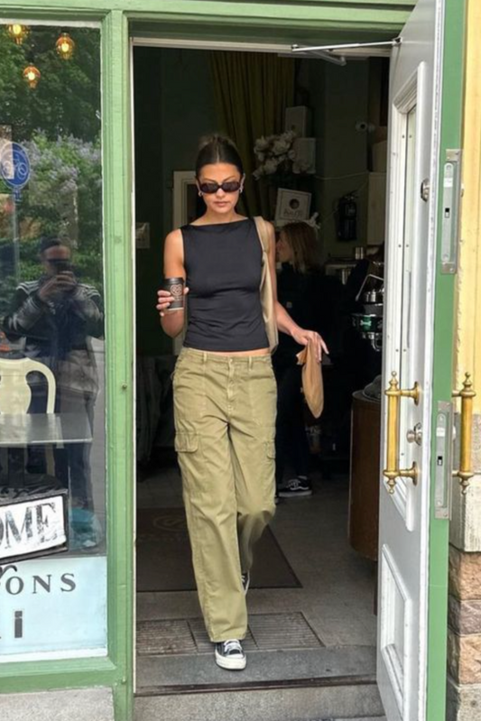 250410 Gabriella Wine Glasses Worker Pants (Inspiration)